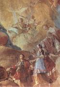 Francisco Goya Detail of Mary Queen of Martyrs oil painting